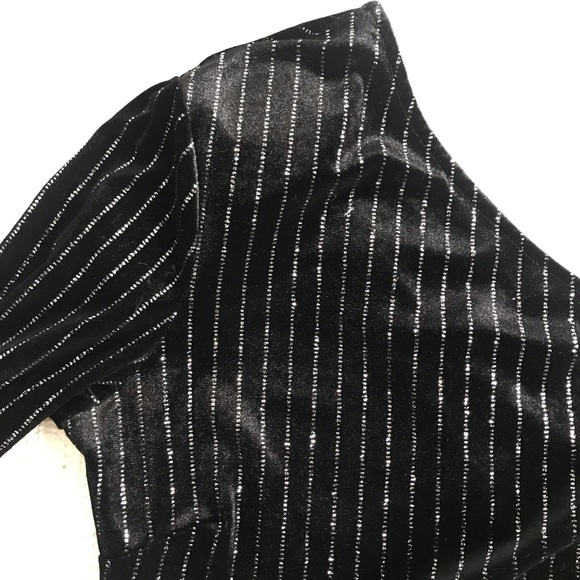 Top Shop Off The Shoulder black dress size 8 - Picture 6 of 8